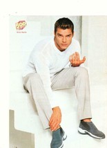 Ricky Martin Menudo teen magazine pinup clipping Bop nice legs 1980&#39;s - $3.50