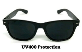 Unisex Sunglasses Classic Black Frame 100% Uv New Men Women Aviators Way Fare - £10.01 GBP