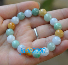 Free Shipping - green jadeite jade Good luck Hand- carved AAA Natural green with - $25.99