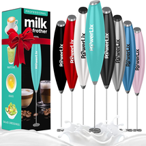 Powerful Handheld Milk Frother with Stand Battery Operated Foam Maker Fr... - $14.06