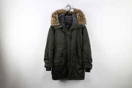 Vintage Y2K Gap Mens Small Faux Fur Trim Military Style N3B Snorkel Park... - £89.33 GBP