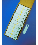 500 to1000 Push On White Plastic Tags / Plant Labels  3 3/4&quot; x 1&quot;  Made ... - $46.59 CAD+