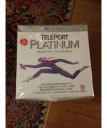 001 Vintage Teleport Platinum 28,800 Fax Modem Box Only Power Mac - £15.73 GBP