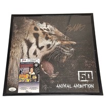 50 Cent Signed Animal Ambition Poster Frame JSA Authentic Rap Hip Hop Au... - £153.85 GBP