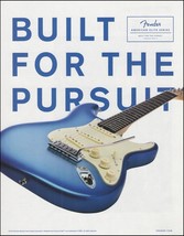 Fender American Elite Series Blue Stratocaster guitar ad 2016 advertisement - £3.31 GBP