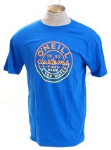 O&#39;Neill Blue Graphic Blue Crew Neck Short Sleeve Tee T-Shirt Men&#39;s L NWT - £31.45 GBP