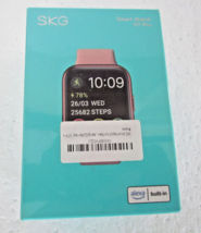 SKG Men&#39;s Women&#39;s Smart Watch V7 Pro Pink Sealed - £24.35 GBP