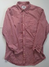 Armani Exchange AX Long Sleeve Red/White Checkered Shirt Women&#39;s Size Medium - £20.69 GBP