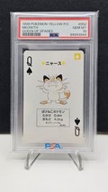 1998 Pokemon Yellow P/C Meowth Queen Of Spades PSA 10 Gem Mint - $128.69