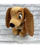 Disney Lady and the Tramp Lady Plush 6&quot; Stuffed Animal Just Play Dog Puppy - £10.89 GBP