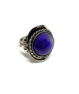 Round Dyed Banded Agate Adjustable Ring Healing Gemstone Crystal Marble ... - $368.27 MXN