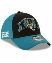 New Era Jacksonville Jaguars NFL 3930 OF 2019 SL Home Flex Fit Hat Teal Size M/L - £23.50 GBP