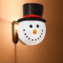 Kovot Snowman Porch Light Cover | Holiday Decoration Waterproof Outdoor Light Co - £15.80 GBP