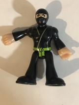 Imaginext Ninja Green Belt Action Figure  Toy T6 - £3.93 GBP
