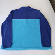 Columbia AL1302 Women's Blue Pullover Fleece Sweater 1/4 Snap Button Size 2XL  image 2