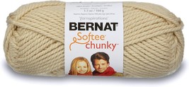 Bernat Softee Chunky Yarn - Linen - New - $9.67