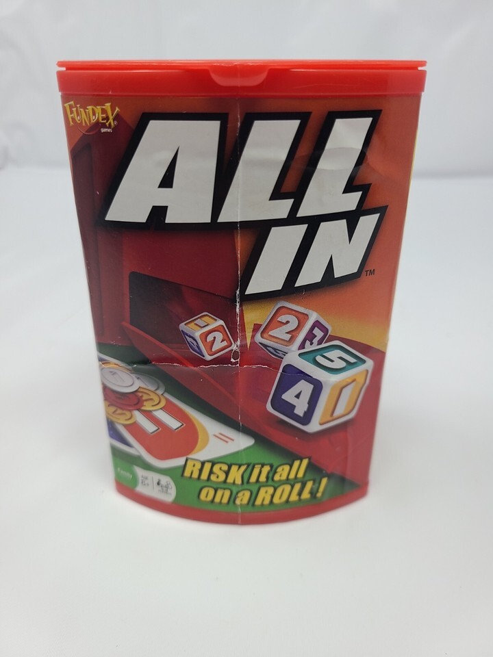 All In Dice Slide Game Risk It All On One Roll Fundex Open Box Item image 5