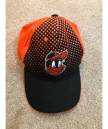 Baltimore Orioles Dugout Club Trucker hat Baseball Cap Faded Dots Orange - £7.45 GBP