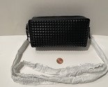 VALENTINO Parfums Black Studded Pouch With Chain Crossbody Strap Mini Ph... - $79.90