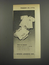 1956 Georg Jensen Fashion Ad - Pour les enfants - $18.49