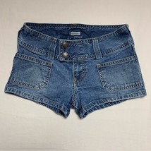 Abercrombie Hippie Jean Shorts Girl’s 12 Daisy Jones 60s Blue Denim Spring - £21.68 GBP