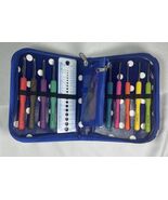 Sewing Knitting Crochet Needle Supply Kit Crafts &amp; Hobby Polka Dot S1D24 - $179.04 MXN