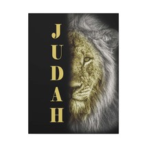  Lion of Judah Half Face Revelation 5:5 Bible Verse Canvas Chris - £56.93 GBP+