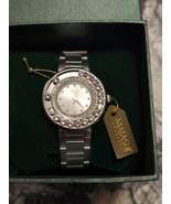 Matashi Crystal 18K White Gold Plated Women&#39;s Watch with Silver Face - $269.85 CAD