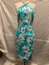 David Meister Neiman Marcus Size 6 Blue and White Floral Summer Gown/Dress  - £89.01 GBP