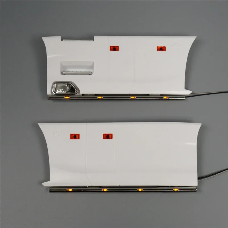 RC Truck LED Side Skirt Lights Lamp Bar for 1:14th Scale Tamiya Tipper S... - $21.68 CAD
