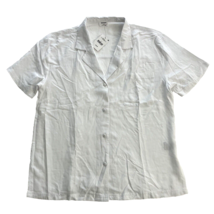 Cotton:On Women Short Sleeve Shirt White Blouse with Pocket S - £5.48 GBP