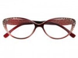 GL2131RED +2.5 Venice Red Reading Glasses with Crystal Detail Goodlooker... - £12.41 GBP