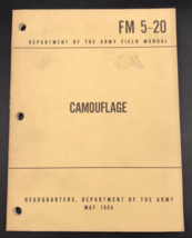 Vintage 1968 Army Camouflage Manual - $45.65