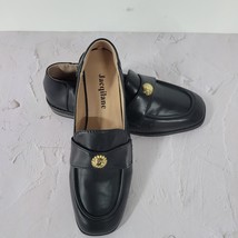 Jacqilane Loafers Black leather, comfortable on the feet - £27.85 GBP