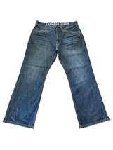 Express Men’s Jeans Loose Low Rise Bootcut Blake Jeans Size 33x30 Bottom cut - £15.30 GBP