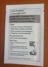 Card Reader Cleaning Card 8 pack New - $8.61