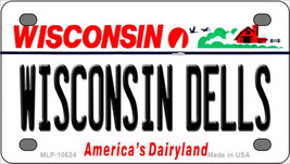 Wisconsin Dells Wisconsin Novelty Mini Metal License Plate Tag - $14.95