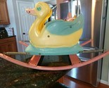 OLD ROCKING DUCK SPRING BOUNCE RIDE ON DELPHOS BENDING *LOCAL PICKUP ONLY* - $50.00