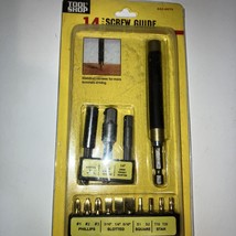 NEW 14 PC TOOL SHOP SCREW GUIDE / DRIVING SET A7 - $10.63