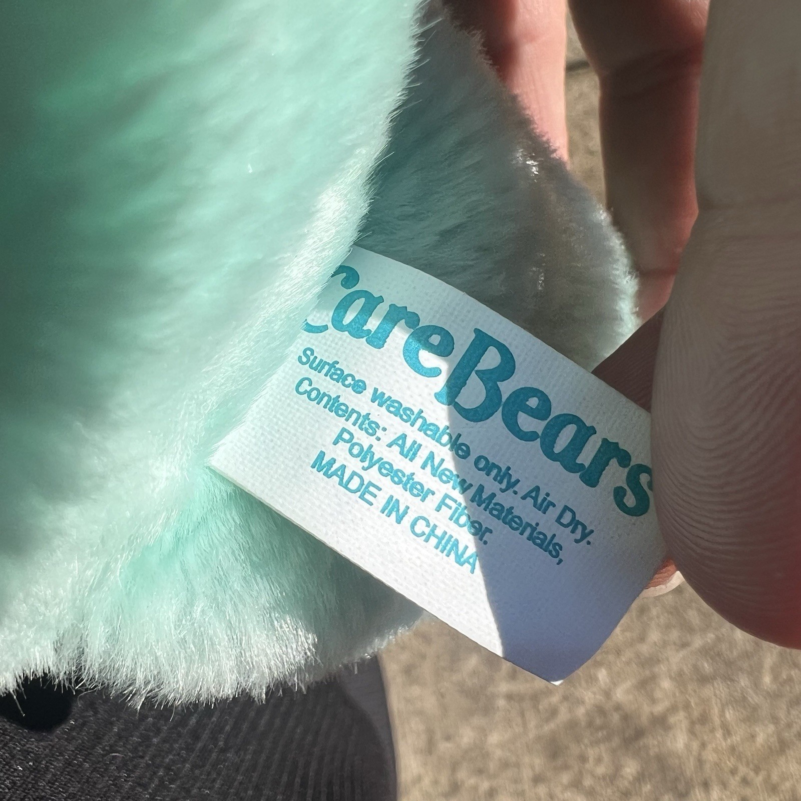 2003 Care Bears ‘Wish Bear’ Plush Stuffed Animal Blue Green Shooting Star 13” Item image 4