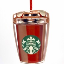 New HTF Starbucks 2018 Holiday Red Stripe Ornament - €16,92 EUR