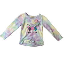 Btween Girls Unicorn T-Shirt Hair Scrunchie Set Multicolor Fleece Sequin... - £10.91 GBP