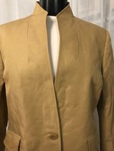 Lafayette 148 New York Women&#39;s Suit Beige Linen Blend Pant Suit Split Size 8 &amp; 4 - £87.22 GBP