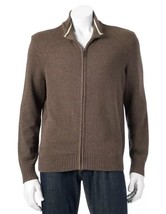 DOCKERS Full Zip SWEATER Size: XL (EXTRA LARGE) New SHIP FREE Cotton Cla... - £62.06 GBP
