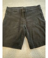 NEW Junior&#39;s No Boundaries Pull On Bermuda Mid Rise Soft Shorts Black Xl... - $16.84 CAD