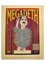 Megadeth Poster On Tour Megadeath Promo - $2,479.31 MXN