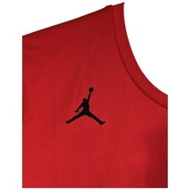 Air Jordan Red Shirt Mens Medium Short Sleeve Nike Training Basketball - £34.88 GBP