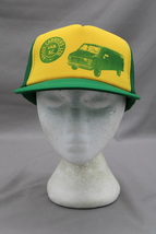 Vintage Screened Trucker Hat - Argus Carriers 80s Van Graphic - Adult Snapback - £35.85 GBP