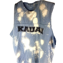 Vintage shirt Sleeveless Tee Kauai Pacific Co Bleached distressed Grunge... - £13.42 GBP