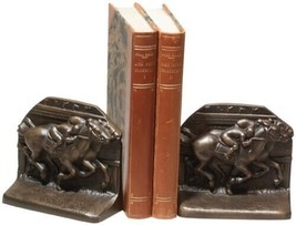 Bookends Bookend EQUESTRIAN Lodge 2 Race Horses with Jockey Resin Hand-Cast - £181.12 GBP